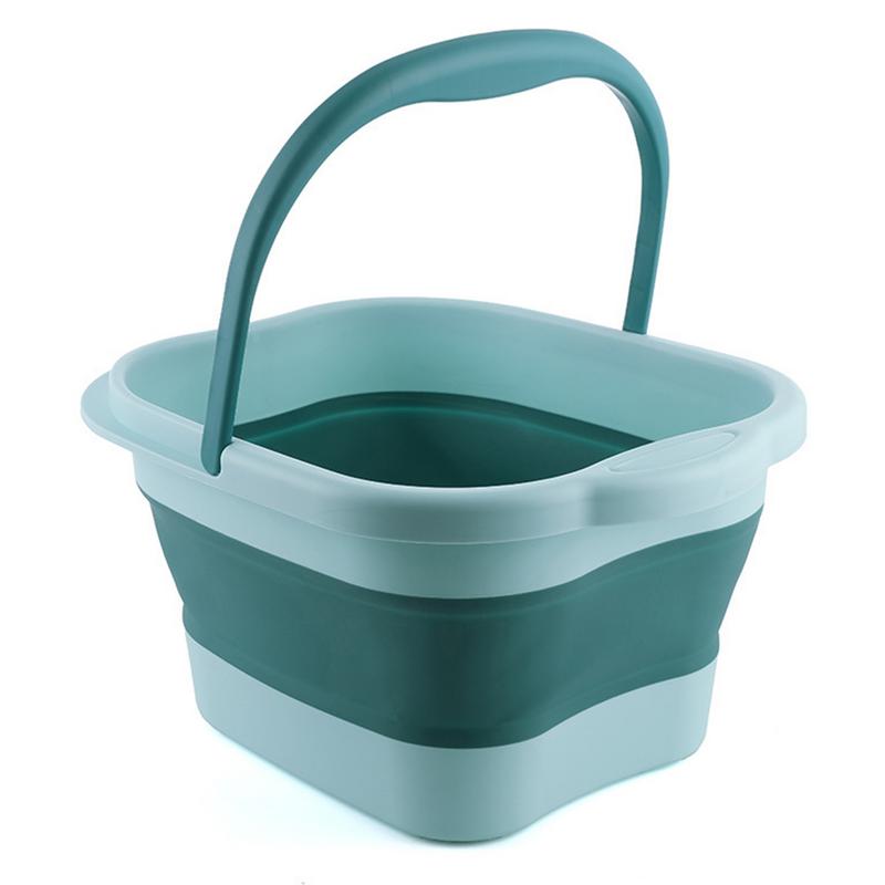 Foldable Footbath Massage Bucket Soaking Bucket Folding Basin Spa Foot Bath Bucket Household Sauna Bathtub Pedicure Bath Bathtub