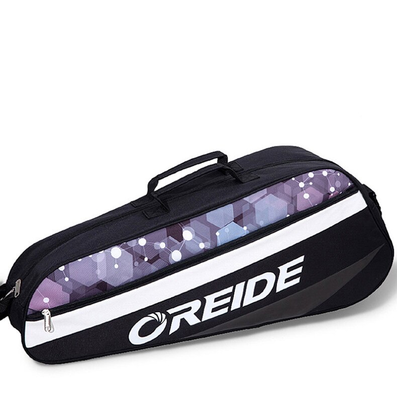 Grote Capaciteit Waterdichte Badminton Sport Tassen 3-6 Badminton Rackets Tas Voor Mannen Vrouwen Enkele Schouder Opslag Rugzakken: Black
