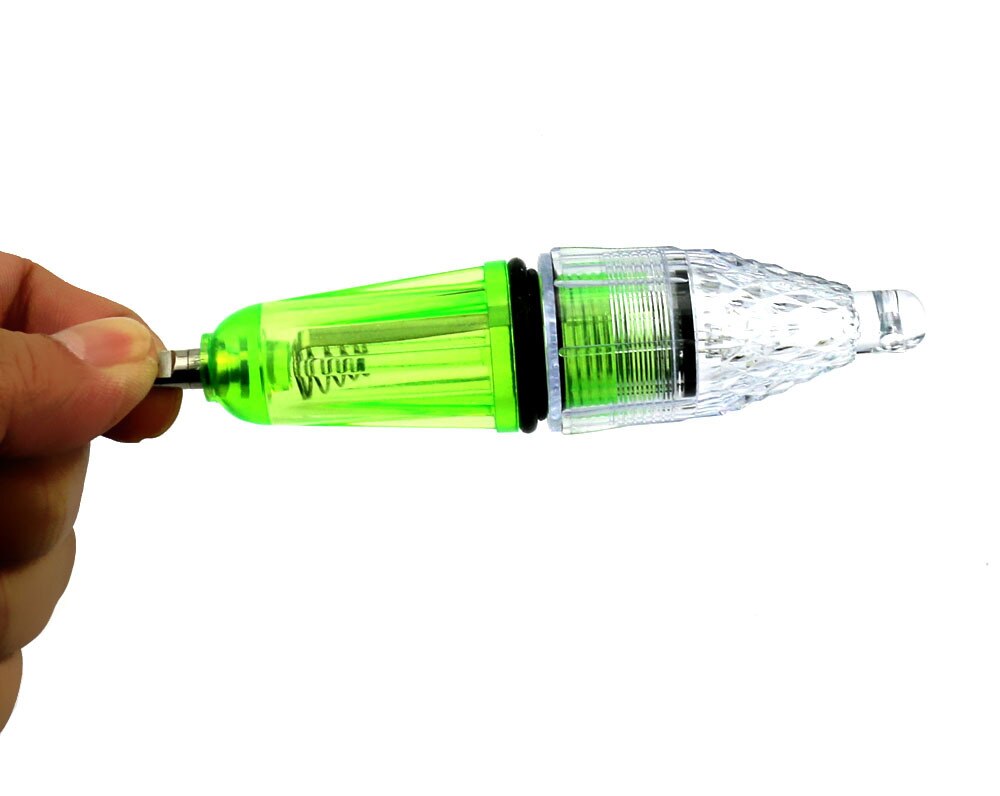 Waterdichte lichtgevende visdobber, vislamp, visuitrusting zonder batterij