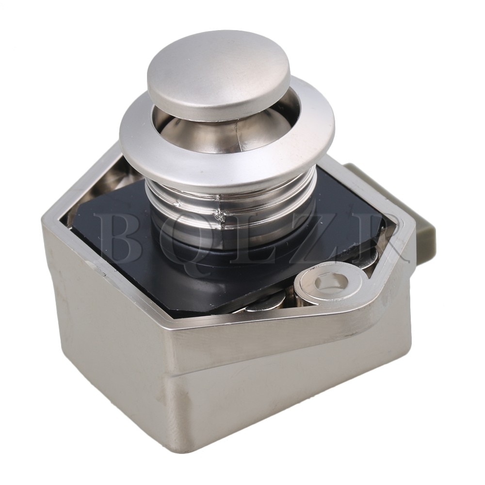 BQLZR 20mm Opening Gat Drukknop Keyless Lock Klink Knop Kast Lock voor RV Ladeblok Deur Dikte 15 -27mm Pack van
