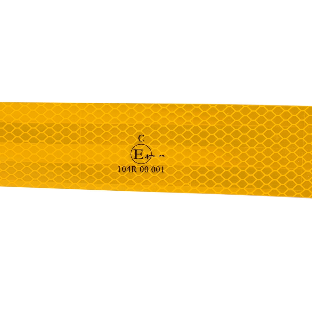 Nastro adesivo riflettente ad alta intensità 5 cm * 5 m diamante Grado Rosso Bianco Giallo Adesivi per auto impermeabili Striscia riflettente per camion