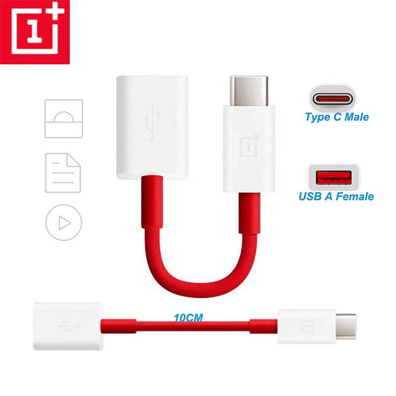 Oneplus – câble OTG Original adaptateur Usb type-c One Plus 10 Pro Nord CE 2 5G 9R 9 8T 8 Pro 7T Usb A à type-c connecteur OTG