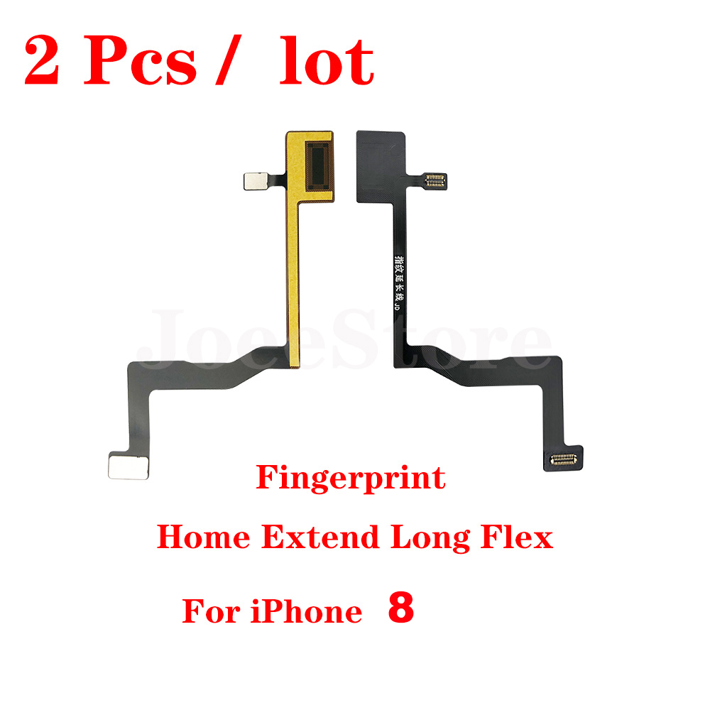Botón de inicio flexible para IPhone 7, 7Plus, 8, 8Plus, SE2020, llave principal Universal, funciones de retorno trasero, Cable conector sin ID táctil: Blanco
