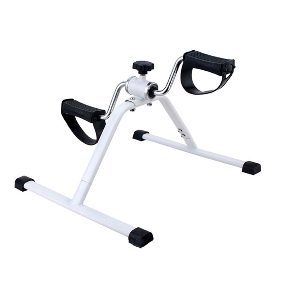 Mini motionscykel justerbar motstånd fåtölj pedal ben rehab inomhus cykelträning gym fitness kroppsbyggnadstillbehör