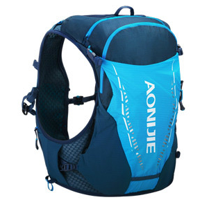 AONIJIE-mochila de hidratación para hombre y mujer, chaleco Ultra de 10L, matraz de agua suave para senderismo, correr, Maratón, tamaño SM M/L/XL, C9103: LXL Blue Bag