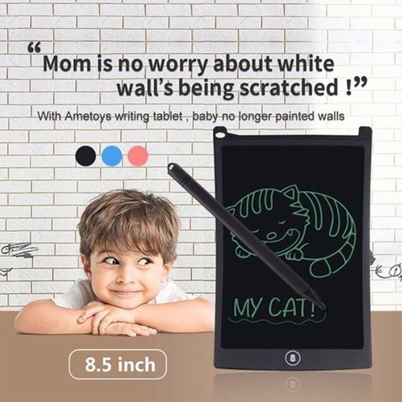8.5Inch Elektronische Tekentafel Lcd-scherm Schrijven Tablet Digitale Grafische Tekening Tabletten Elektronische Handschrift Pad Board + Pen