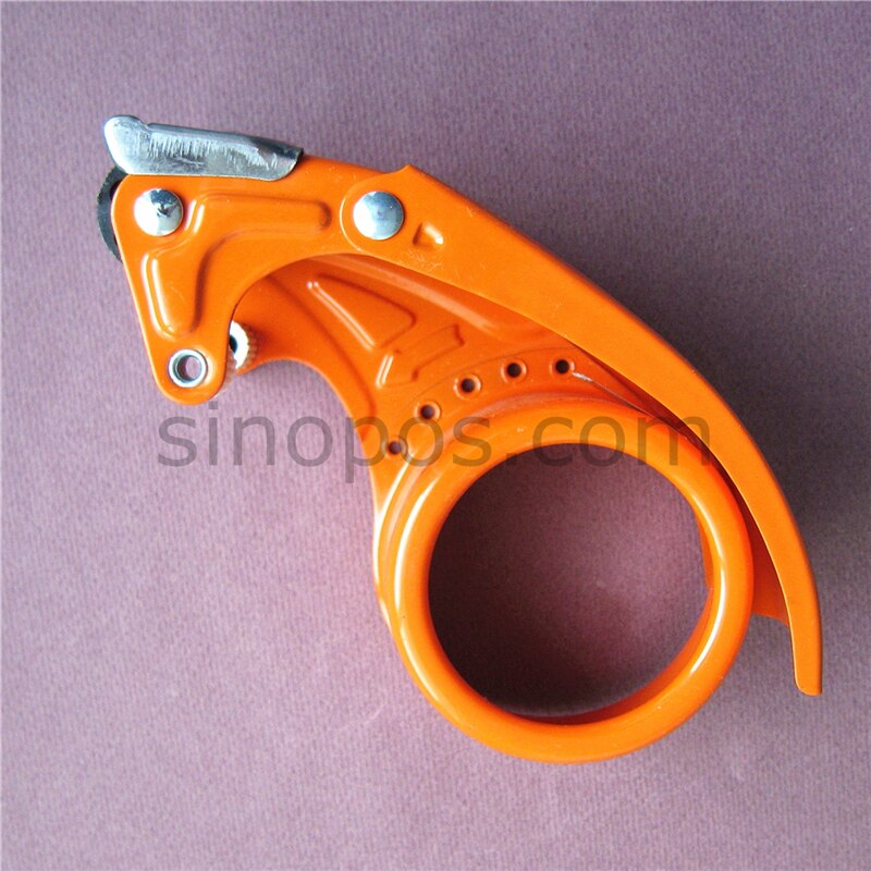 Metal Packing Tape Dispenser, carton sealer pack tape gun, steel 6cm strapping tape cutters, warehouse office sealing tool taper