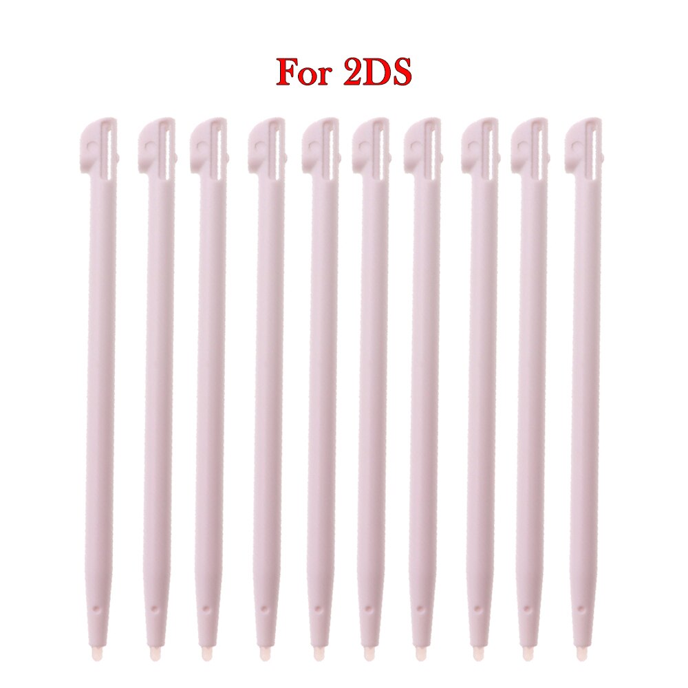10 stücke Metall Teleskop Stift Stift Kunststoff Stift Touchscreen Stift für Nintendo 2DS 3DS Neue 2DS Neue 3DS XL LL Für NDSL NDSi