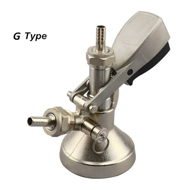 En ölfatskopplare av typ/ g -typ, fatölsystem fatmatningsdispenser europeisk standard cornelius fatkoppling med snabbkoppling: G-typ