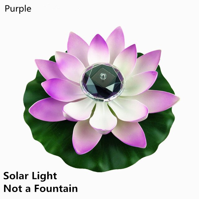 Mini fontaine solaire flottante pour piscine, étang, cascade, décoration de jardin, bain d&#39;oiseaux en plein air: Purple