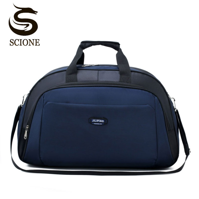 Scione Casual Travel Handbag Waterproof Men Luggage Suitcase Durable Duffel Shoulder Bag Women Large Capacity For Weekend Sport