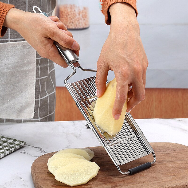Multifunctionele Groente Slicer Manual Aardappel Wortel Komkommer Rasp Rvs Shredder Cutter Keuken Accessoires