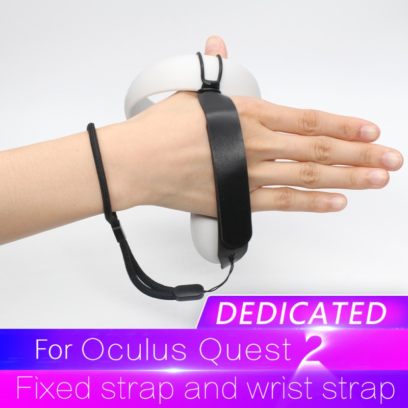 Controller Handle Wrist Strap Grip Anti Falling Fixed Belt Adjustable Handle Straps Wrist Band For Oculus Quest 2 VR Accessories