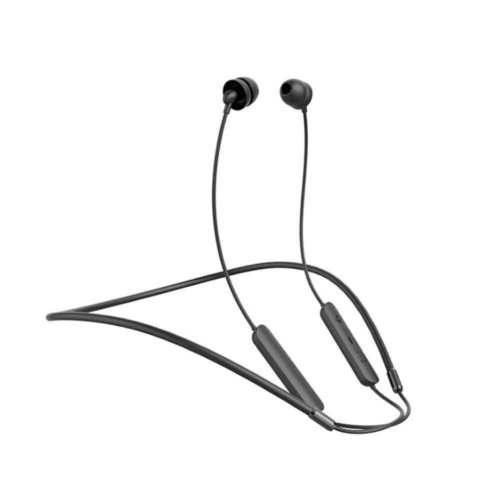 Bluetooth Drahtlose Schlaf Kopfhörer HiFi Weichen Silikon Drahtlose Headset in-Ohr Kopfhörer Lärm abbrechen Kopfhörer Mit Mic: Schwarz