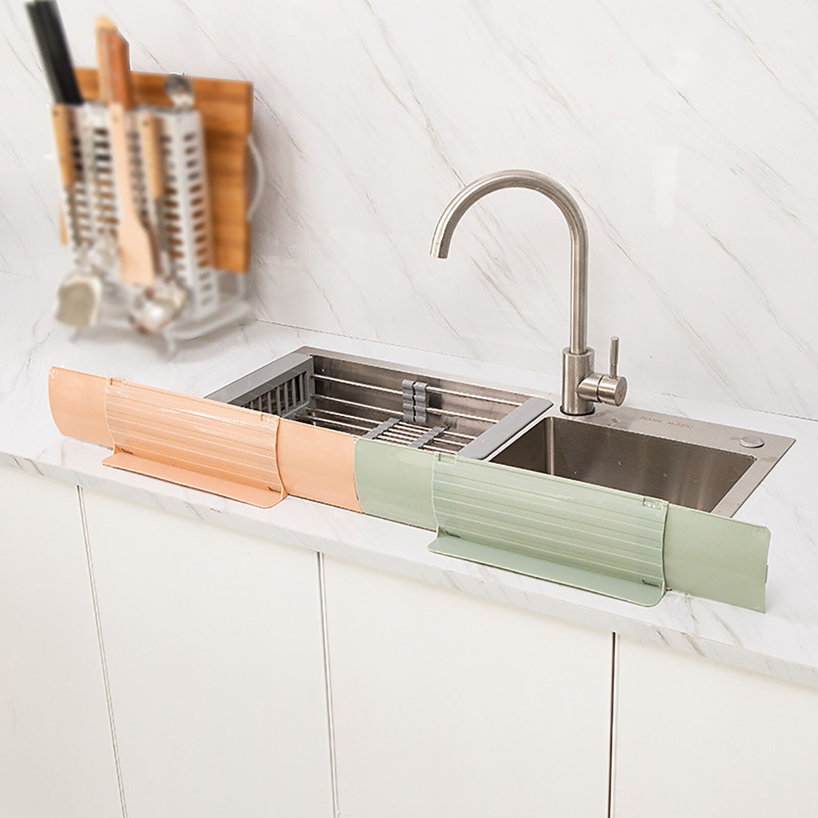 4# Retractable Pool Water Baffle Kitchen Sink Prevent Splash Baffle Guard Board Wash Basin Kitchen Accessories Gadgets Tools