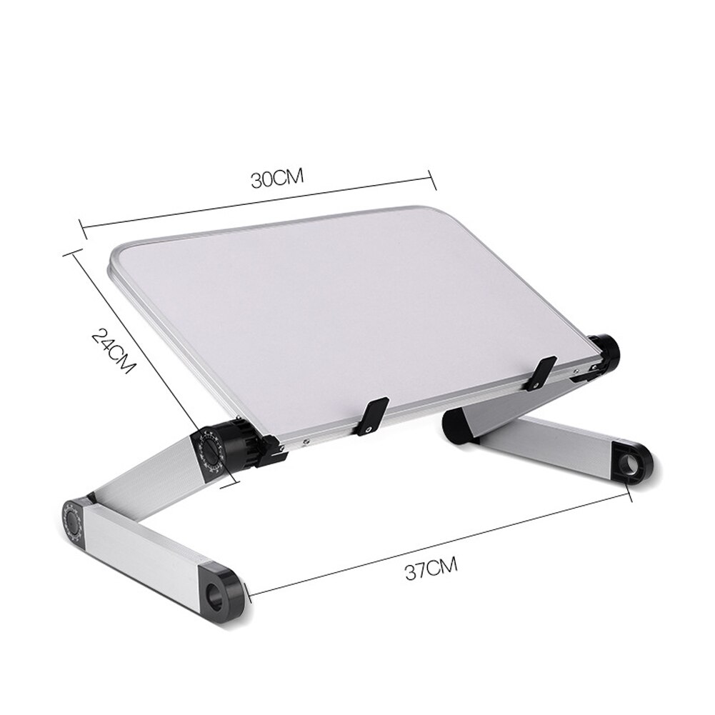 Laptop Houder Draagbare Opvouwbare Laptop Houder Notebook Pc Base Ondersteuning Hoogte Verstelbare Monitor Riser Stand: A White