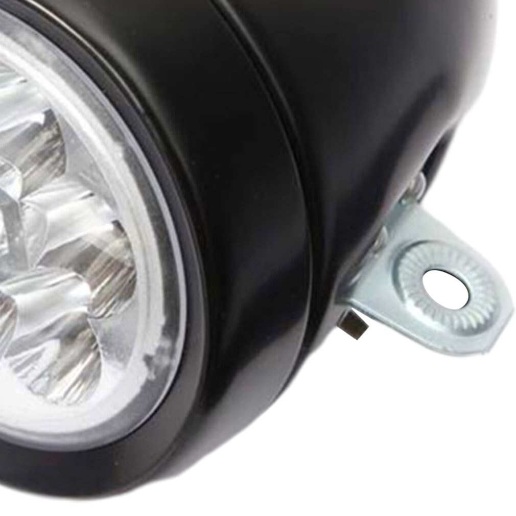 Retro 6 Led Fiets Front Light Koplamp Verstelbare 160 Graden Fietsen Mountainbike Hoofd Lamp Regendicht Met Beugel Nieuw