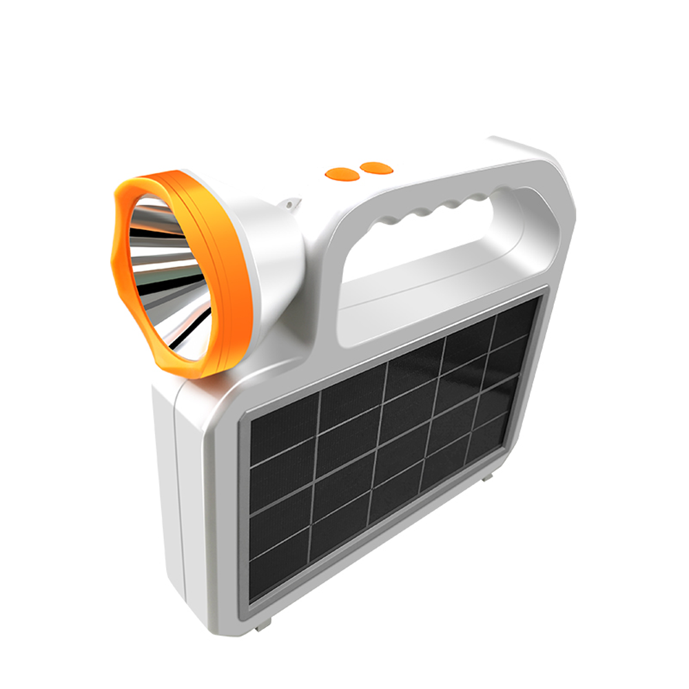 Draagbare zaklamp op zonne-energie, noodlamp, campinglamp, oplaadbare handzaklamp voor buitenactiviteiten
