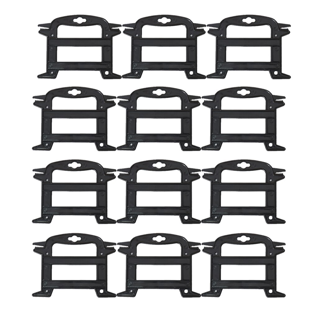 Set van 12 opwindtouwrollen, paracord organizer voor het opbergen van parachutekoord, draad en vislijn - voorkomt klitten en knopen
