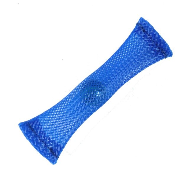 Sensory Toys Marbles Ball Autism ADHD Anxiety Therapy Toys EDC Stress Relief Hand Fidget Toys Braided Mesh Easy Bend With Marble: blue