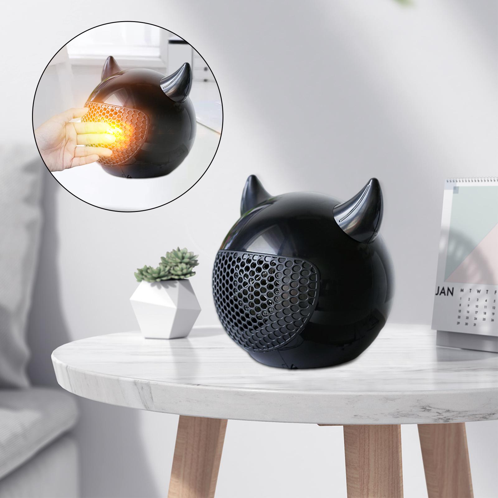 Portable Desktop Heater Space Heater Fast Heating Overheat Protection Low Noise Warmer Mini Radiator for Home Nursery Winter