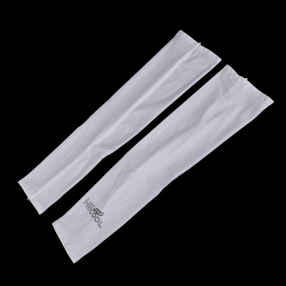 Armærmer cover uv solbeskyttelse golfcykel spandex polyurethan nylon udendørs sport sikkerhedsarmvarmere 12%  lycra materiale