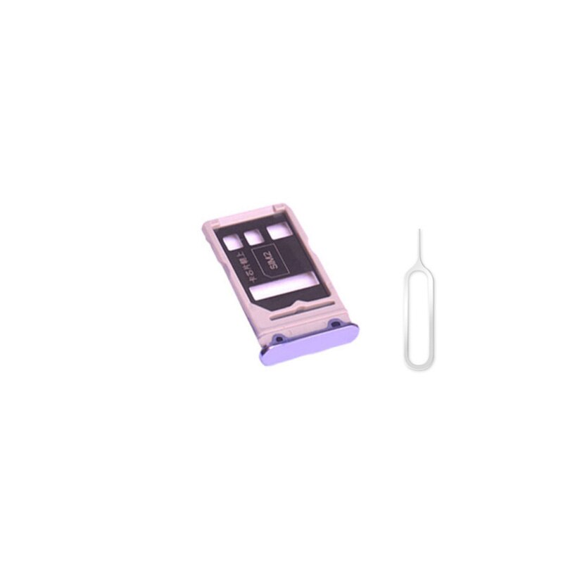 Bandeja de repuesto para tarjeta Sim Huawei Honor V30 Pro, soporte de ranura, adaptador de soporte de bandeja Sim, piezas de reparación: V30 Pink