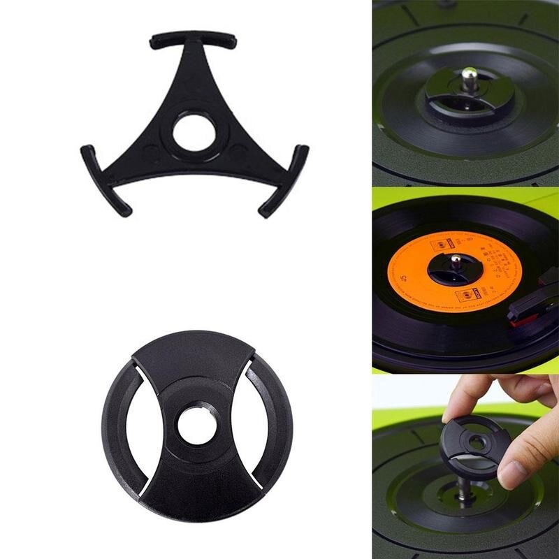 Record Adapter Driehoek Ronde Vinyl Record Draaitafel Audio Fonograaf Audio Transport Technologie Platenspeler Accessoires