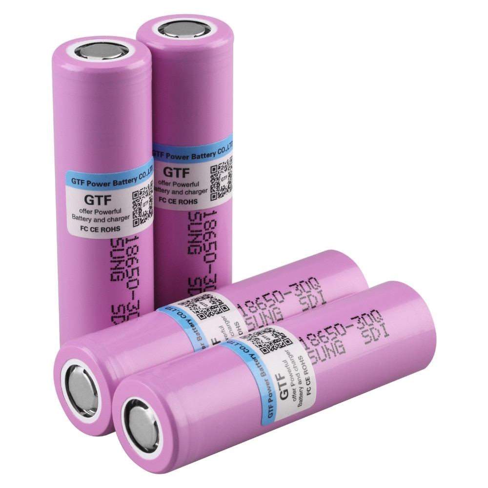 100% Original 3.7V 18650 Battery 3000mAh INR18650 30Q 20A Discharge Li-ion Rechargeable Battery For Flashlight