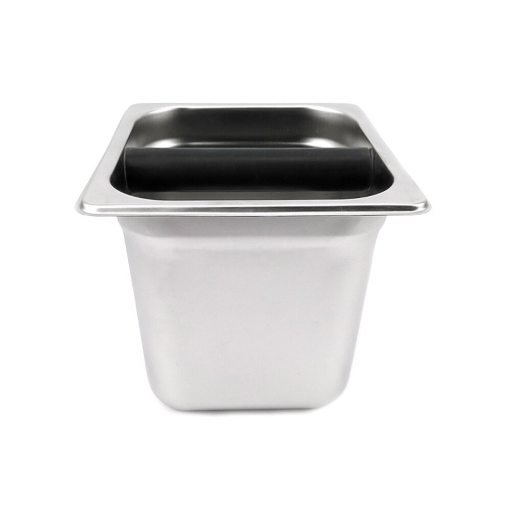 Stainless Steel Trash Can Coffee Knock Box Espresso Grounds Container Residue For Barista Coffee Residue Bucket Grind Waste