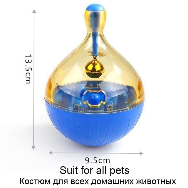 Interactive Dog Toys Gourd Shape IQ Food Ball Toy Smarter Food Dogs Treat Dispenser For Dogs Cats Playing Training Pets Supply: C