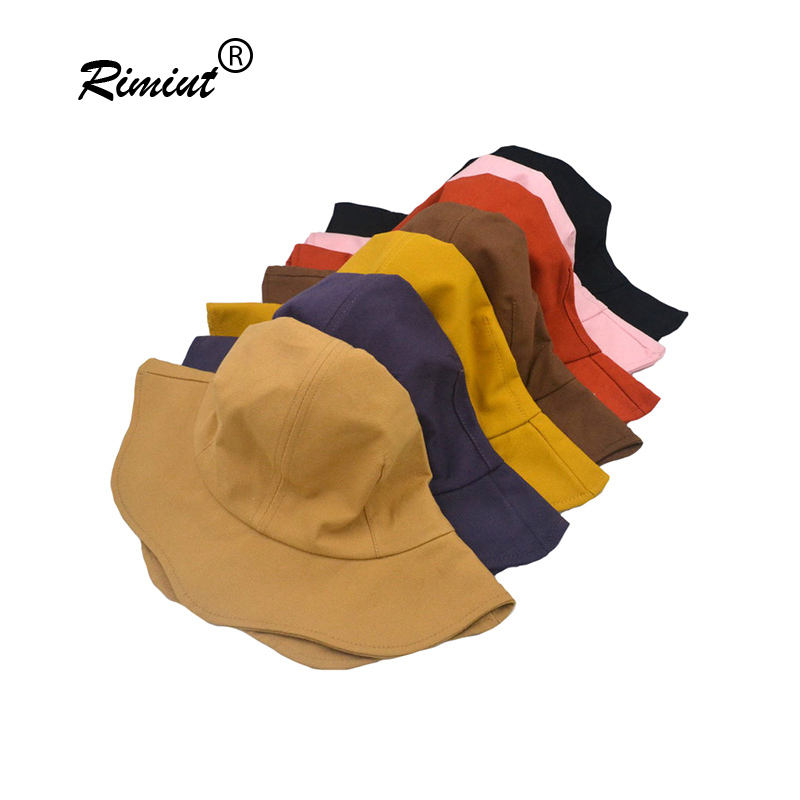 Rimiut-gorros informales de algodón para mujer, gorro de playa para playa, protección solar, sombrero de pescador