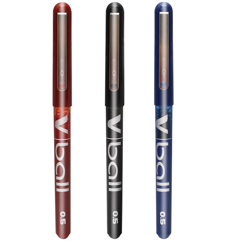 Pilot de lifemaster V Ball BL-VB5 pluma de Gel de tinta líquida pura negro/azul súper lisas suministros de escritura