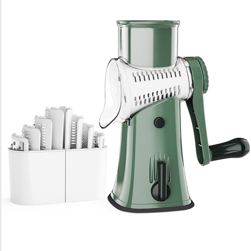 Function Hand-Operated Roller Vegetable Cutter Kitchen Vegetable Slicer Shredder 72XF