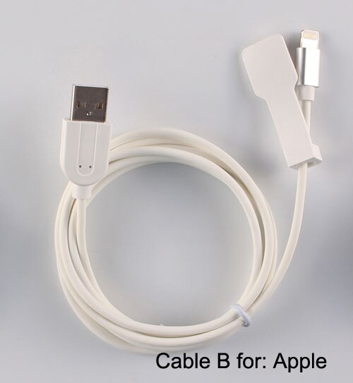 Cable for Mobile Phone Tablet PC Anti Theft Burglar Device Phone Alarm Charging Security Display Stand: cable B