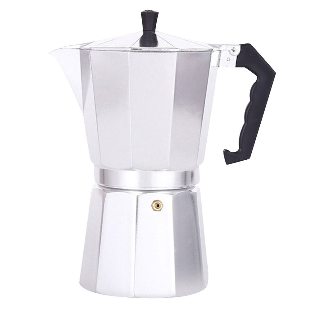 Aluminum Stovetop Coffee Maker Tools Pot Coffee Maker Moka Percolator Pot Mocha Espresso Percolator Coffee Kettle: 100ml