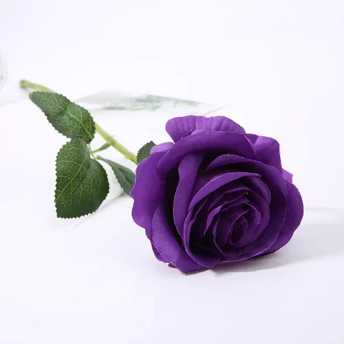 Ramo de flores artificiales, hojas de eucalipto de rosa blanca y roja, decoración de boda, flor falsa de peonía para , de decoración del hogar, 1 Uds.: BLANCO