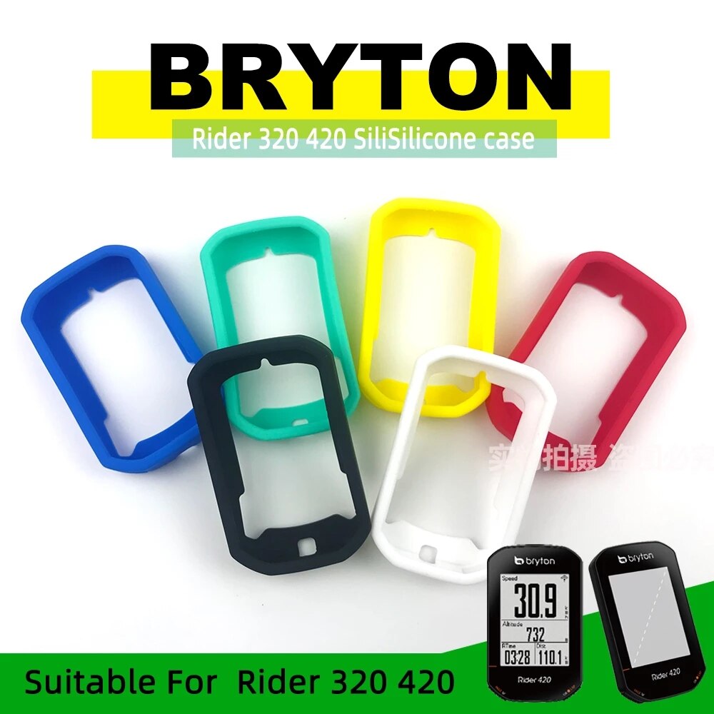 Bryton Cavaliere 420 Cavaliere 320 custodia bicicletta computer custodia in silicone custodia protettiva in gomma per cartoni animati pellicola HD (per Bryton420)