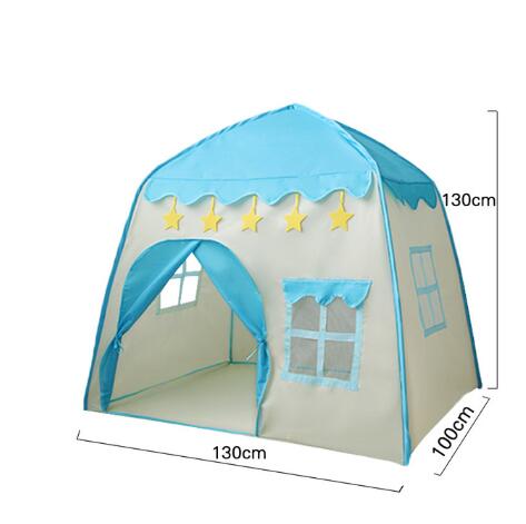 freundlicher Spiel Haus Ozean Ball Schwimmbad freundlicher Fotografie Requisiten Mädchen Raum Dekoration freundlicher Zelt Spielhaus Prinzessin Schloss Zelt: Blau Zelt