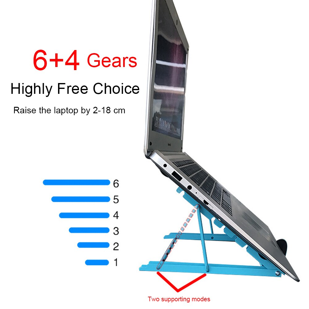 Draagbare Vouwen Cooling Mesh Beugel Desktop Kantoor Tablet Pad Lezen Stand Laptop Stand Non Slip Houder Mount Ondersteuning