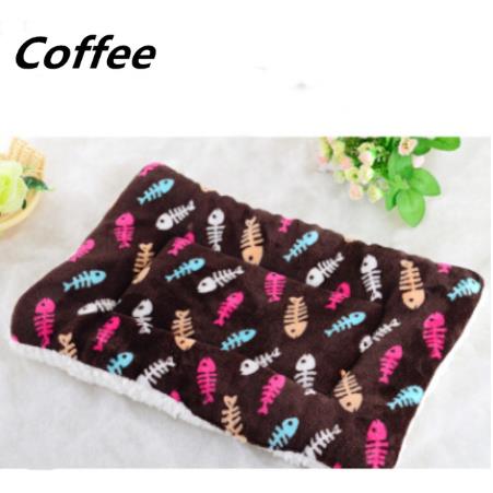 Haustier Großen Hund Decke Winter Haustier Bett matt Pfote drucken Welpen Haus für Katze Vlies Liege Hunde Kissen Katzen Pad Chihuahua Produkte: Stil 3 / L