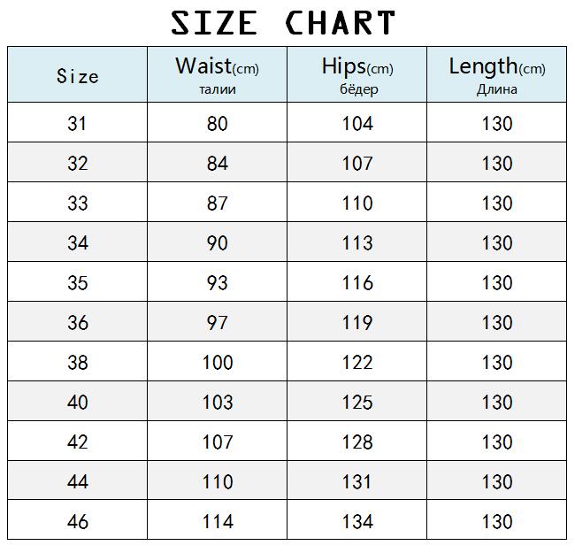 130cm alargar Vaqueros Hombre Otoño e Invierno elástico Jeans alto 190cm-220cm hombres Extra largo Denim Pantalones de talla grande 31-46