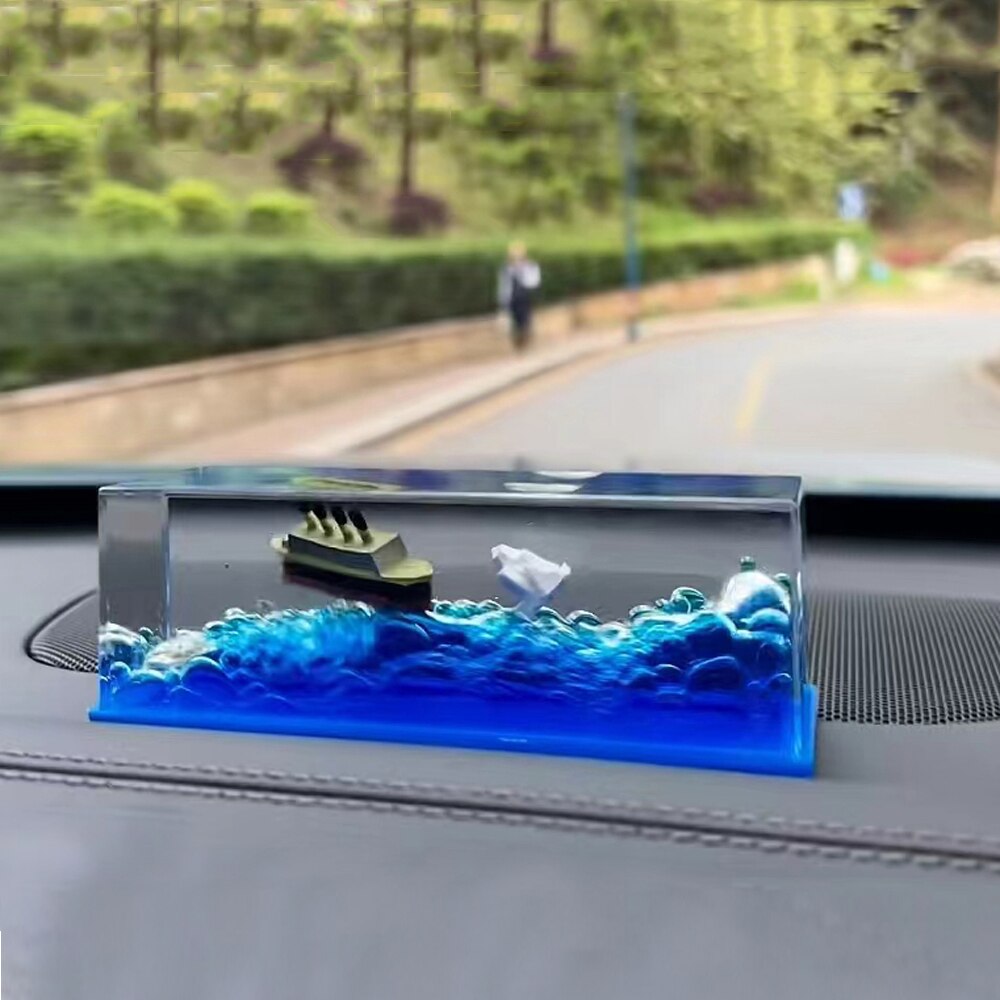 Statek wycieczkowy płyn dryfująca butelka ozdoba na biurko prezent urodzinowy prezent ambona dekompresja ozdoba ozdoba samochodu prezent dla par