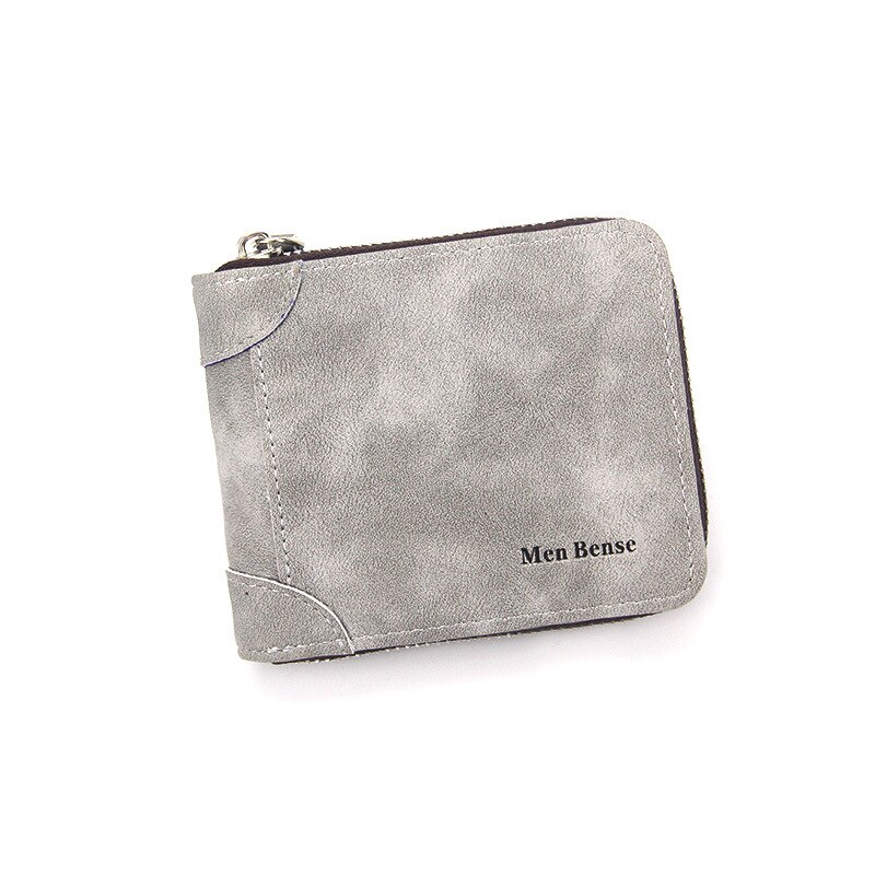 Luxe Mannen Portefeuilles Mode Kaarthouder Portemonnee Multifunctionele Lederen Portemonnee Minimalistische Voor Mannelijke Rits Portemonnee Met Card Wallet: D