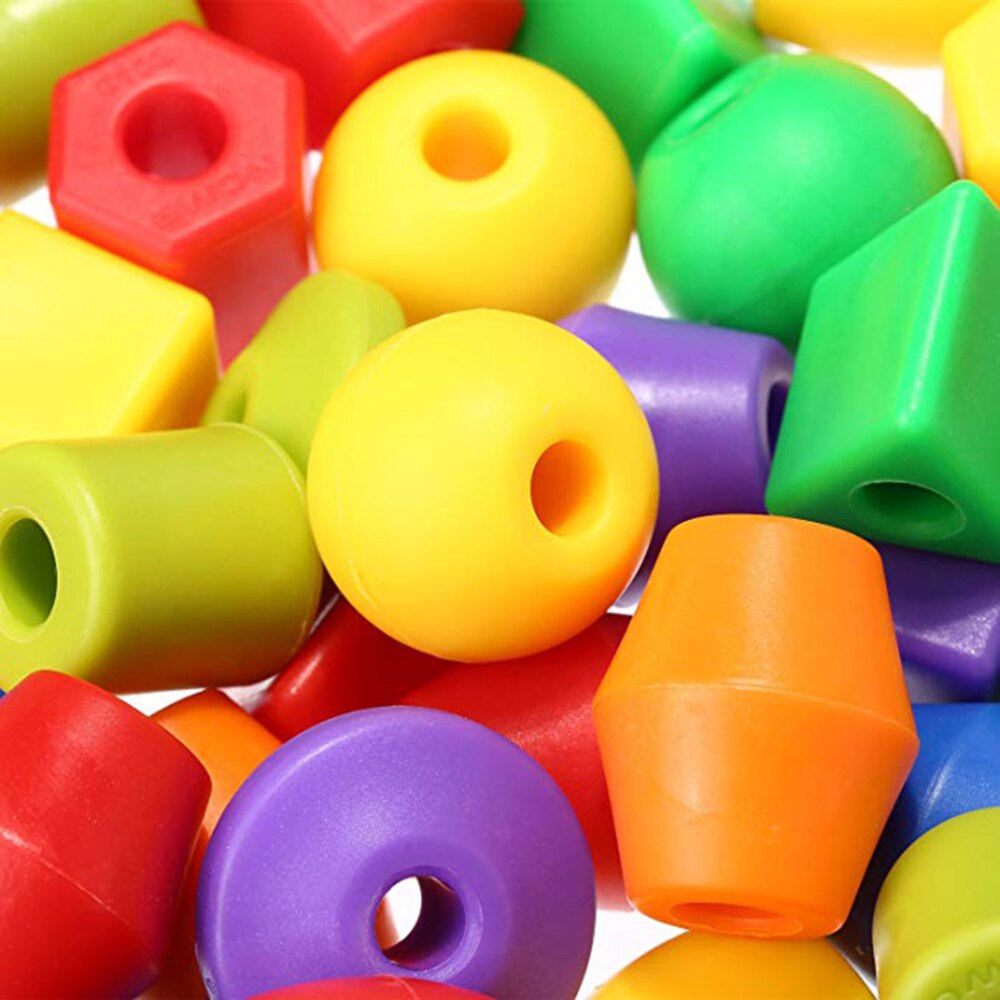 400g 8 rijg- en rijgkralenset, rijgkralen, duurzaam, grappig, kleurrijk, educatief speelgoed, peuterspeelgoed, leerzaam speelgoed