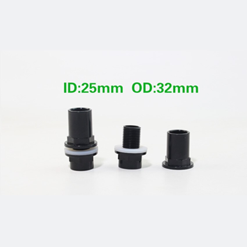 Aquarium Plus UPVC Water en Water Gewrichten PVC Aquarium Waterdichte Joint Aquarium Accessoires: ID 25mm