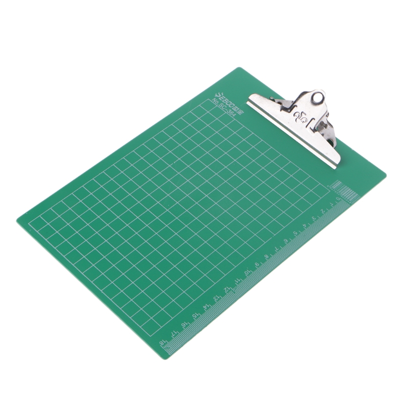 Plastic A5 File Paper Clip Writing Board With Clip Document Clipboard Scale Kit