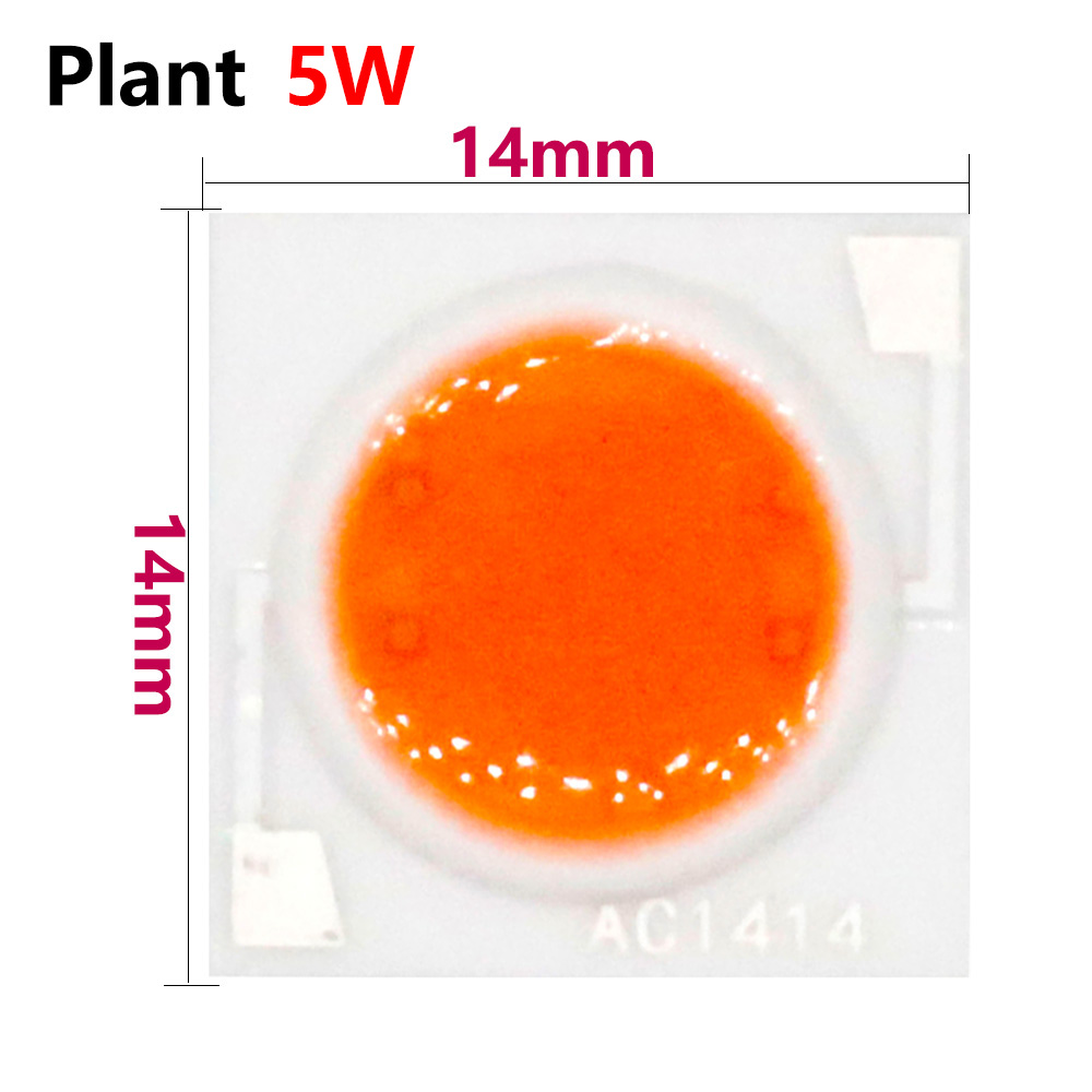 1 stk led cob chip diode vokse lys fuldt spektrum  ac220v 10w 20w 30w 50w led perler lampe phytolamp til planter dyrke telt belysning