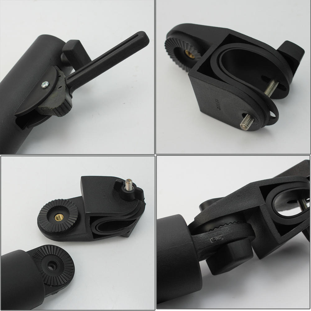 Black Plastic Solid Golf Cart Push Pull Bike Car Trolley Umbrella Holder Adjustable Umbrella Stands