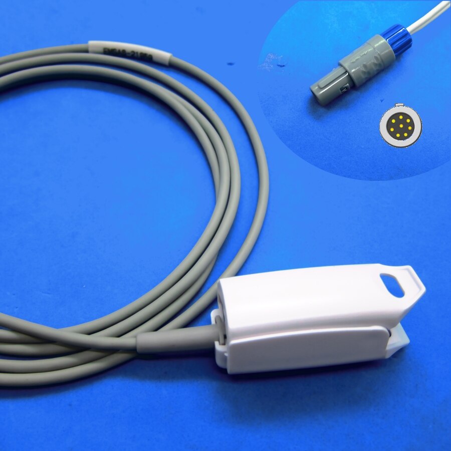 Long cable AWT adult finger clip spo2 sensor for zondan nellcor patient monitor